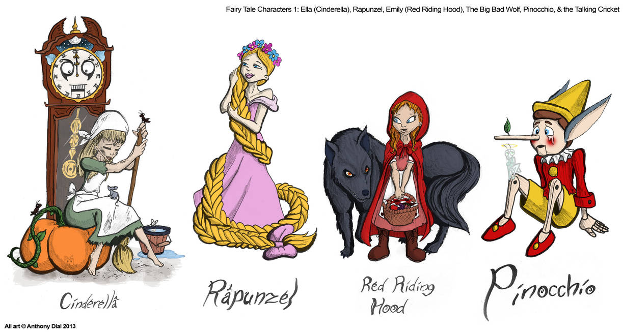 Fairy Tale Characters 1 by Gummibearboy on DeviantArt
