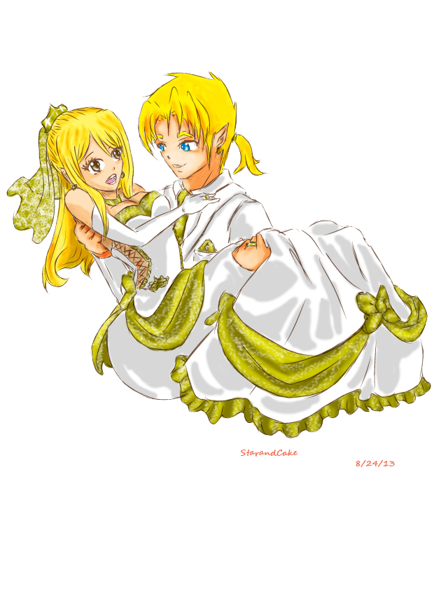 Request:Link-x-Lucy Wedding