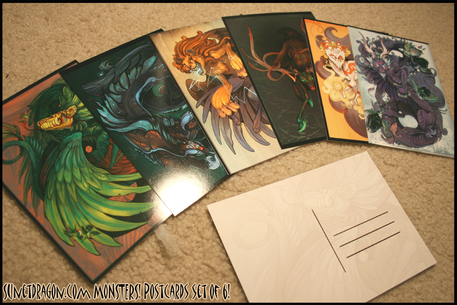 Monsters Postcards