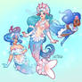 Popplio, Brionne and Primarina