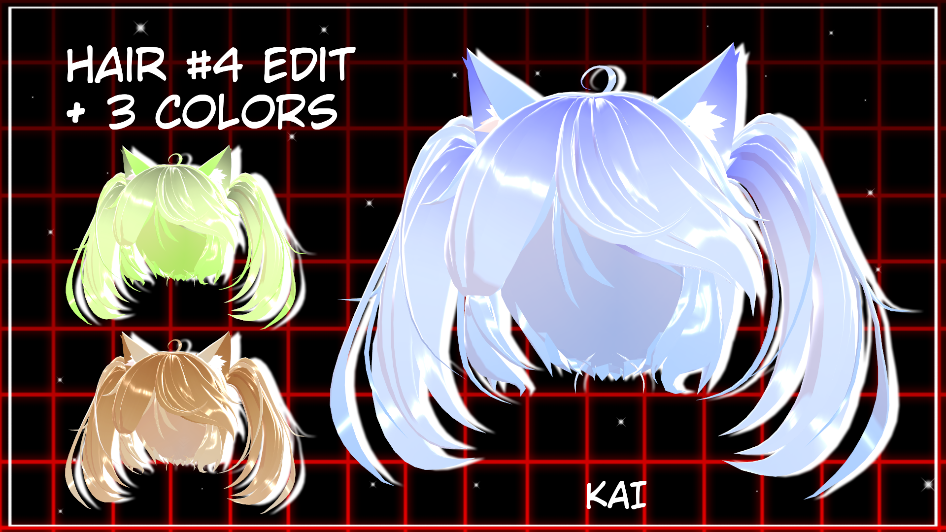 Color Code Mmd MMD Hair #4 edit + 3 COLORS DL by AnastasiaKAI on DeviantArt