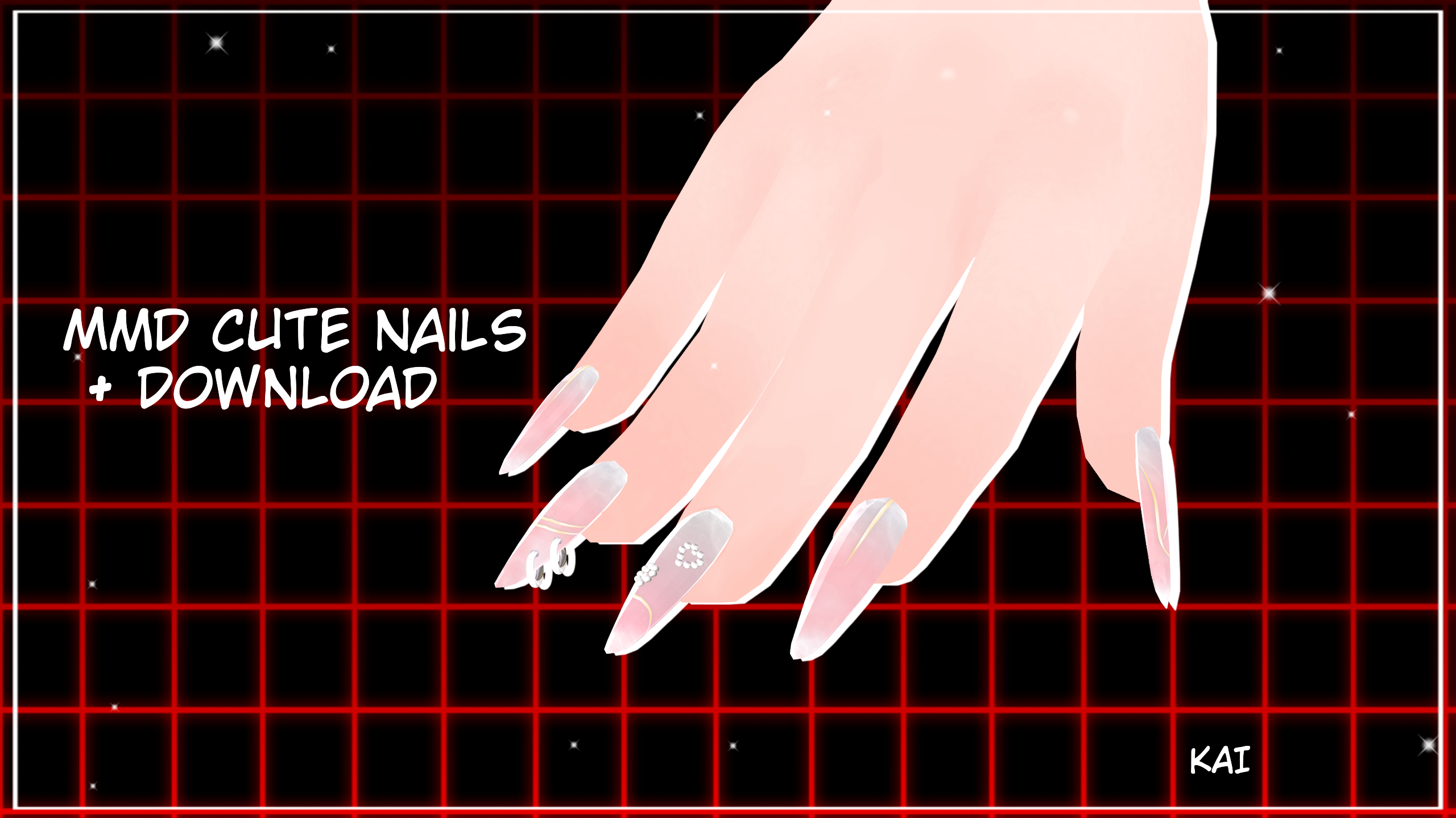 Mmd Nails MMD Cute Nails + Download by AnastasiaKAI on DeviantArt
