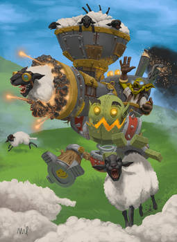 Piloted Sheep Launcher