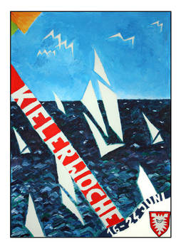 Futuristic Poster for the Kieler Woche