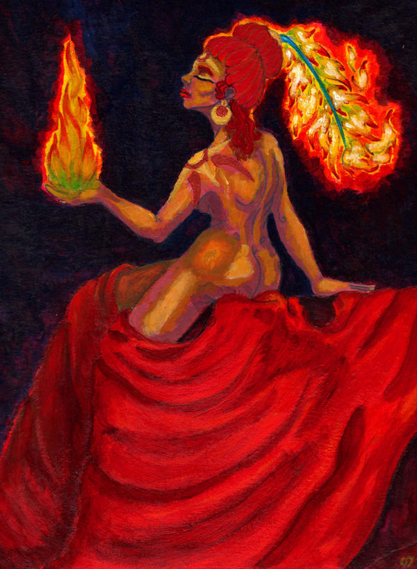 Fire priestess