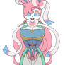 Elizabeth Sylveon Dungeons and Dragons Character