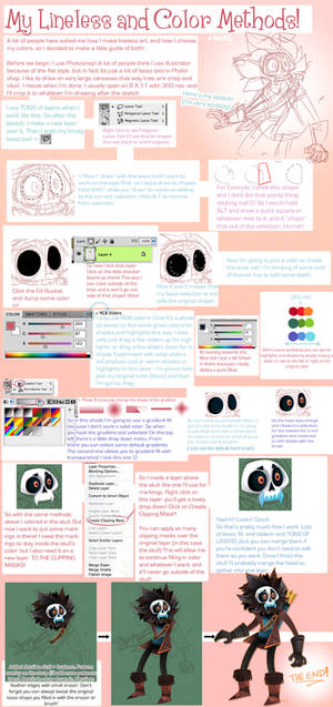 Lineless and Coloring Tutorial