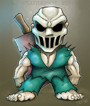 Splatterhouse..it's Mini Rick