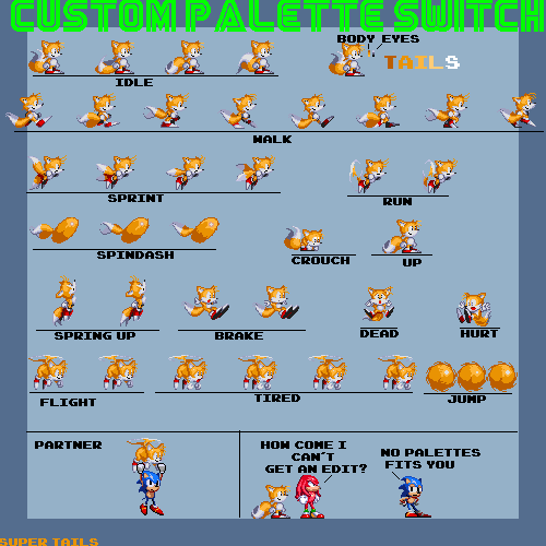 Modgen Classic Sonic Supreme Sprite Sheet Complete by SONIcsez1234 on  DeviantArt