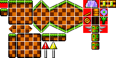 Mario styled Green Hill tileset by souptaels on DeviantArt