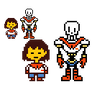 Fripyrus(Frisk with Papyrus Clothing)