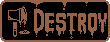 Undertale - DESTROY button by souptaels on DeviantArt