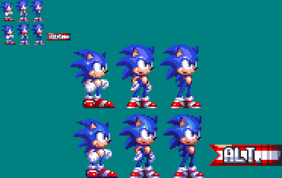 Sonic 3(Sonic 2 style) sprite sheet by souptaels on DeviantArt