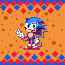 Pixel Fan Art by RetroGamer35 - Sega's Classic Sonic