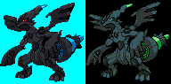 Am I colorblind or Zekrom in AR mode looks closer to the shiny sprite? :  r/TheSilphRoad