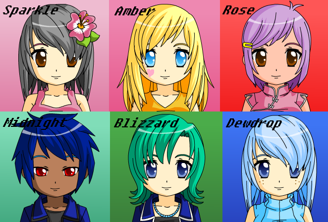 Silverlady's Characters as Human Anime Characters by DarkLight-The-Hybrid  on DeviantArt