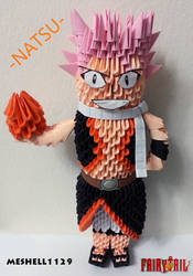 Natsu Dragneel 3D Origami