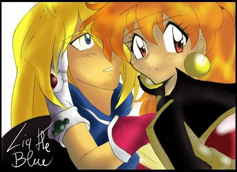 Lina and Gourry test by sketch