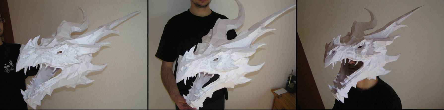 PEPAKURA - Skyrim Alduin head 2/3