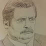 pencil ron swanson