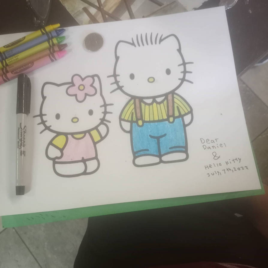 10 Heartwarming Hello Kitty and Dear Daniel Coloring Pages for a Relaxing and Creative Time
