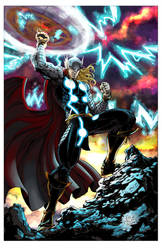 Thor by V K Marion inks by devgear