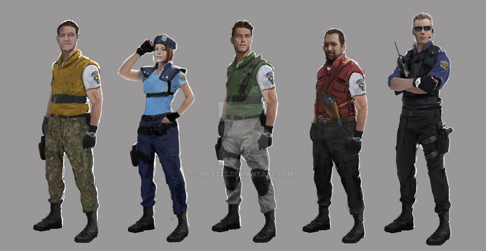 Stars Members Resident Evil1 stars fan art by wert23 on DeviantArt