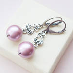 POWDER ROSE earrings by myosthis