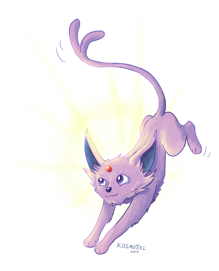 Espeon used Morning Sun!