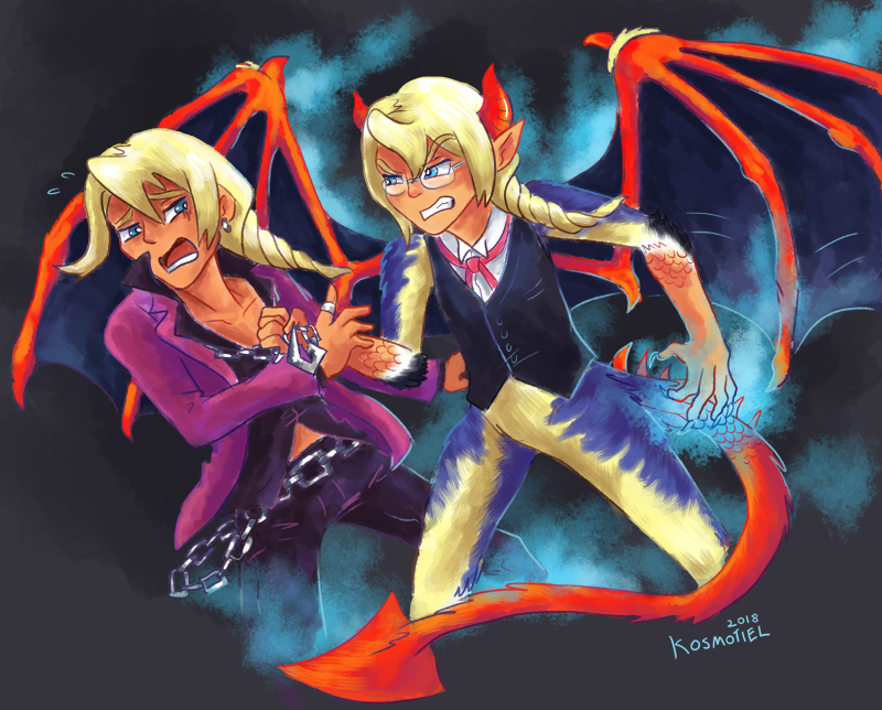 Devil Kristoph Attacks! by Kosmotiel