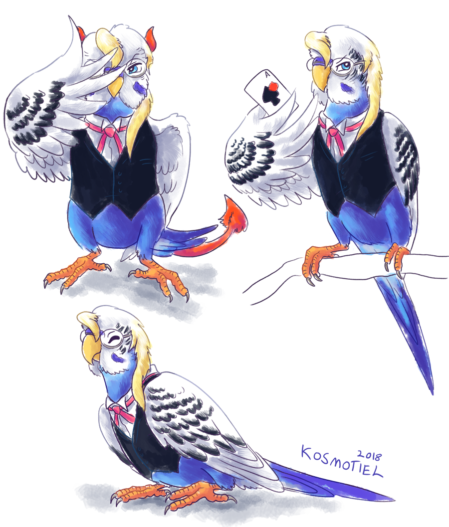 Kristoph Budgie by Kosmotiel
