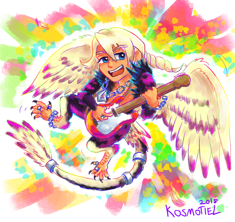 Psychedelic Rock Klavier by Kosmotiel