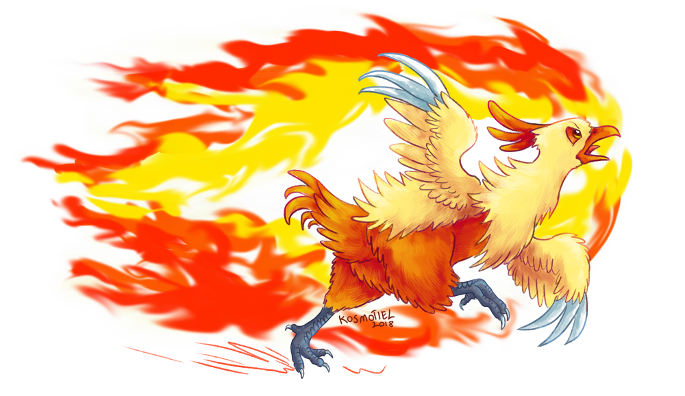 Galarian Moltres Shiny Speculation by TheGlitchyDemon on DeviantArt