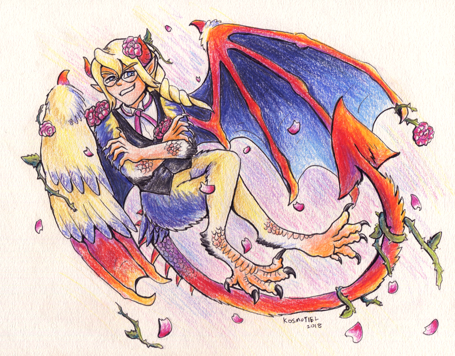 Devil and Roses by Kosmotiel