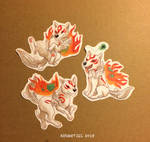 Amaterasu Okami - Stickers by Kosmotiel