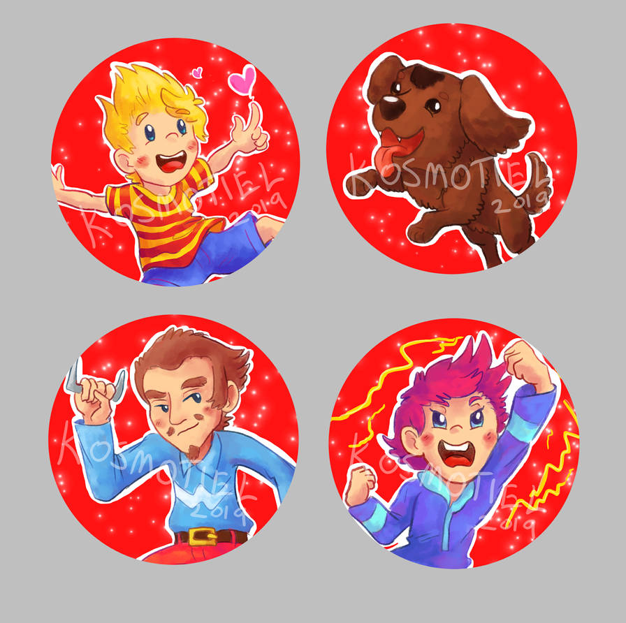 Mother3 Buttons by Kosmotiel
