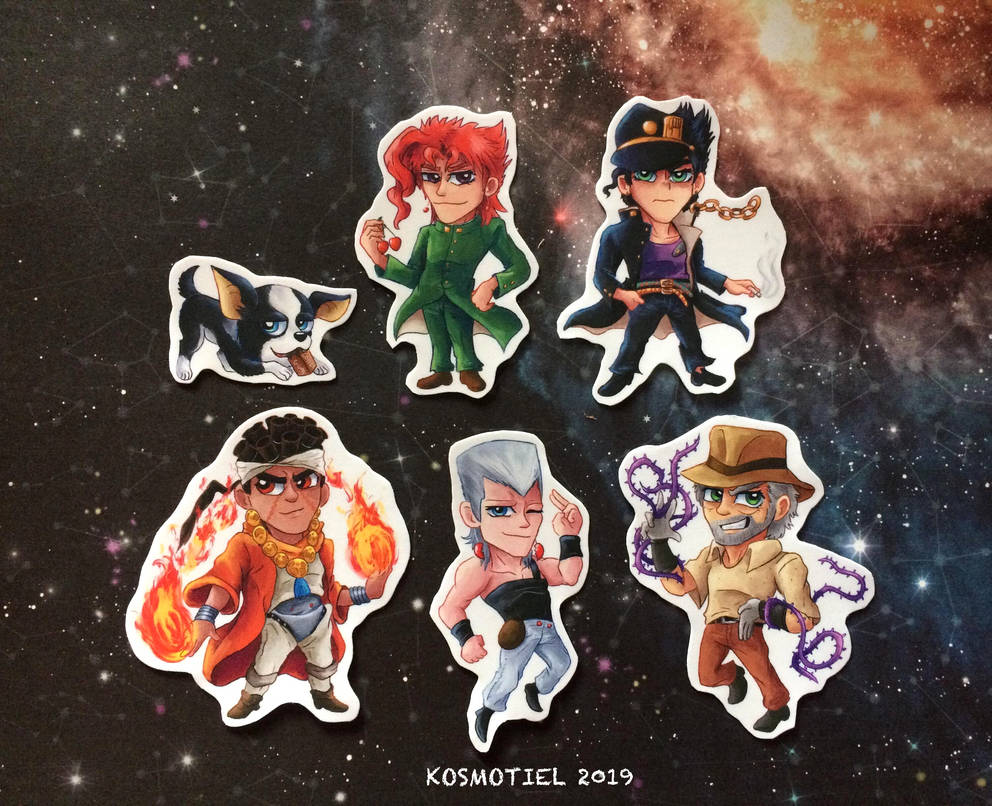 Stardust Crusaders Stickers by Kosmotiel on DeviantArt