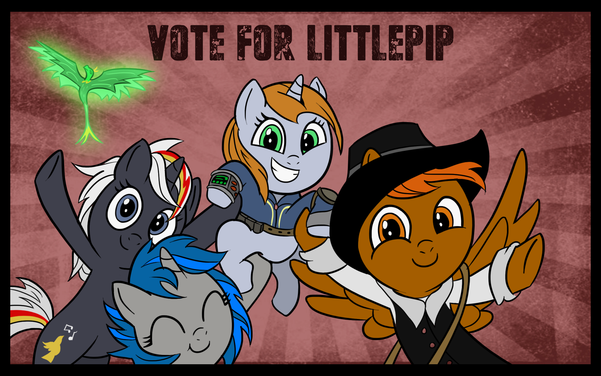 Vote for Littlepip! [MLP:FIM - Fallout: Equestria]