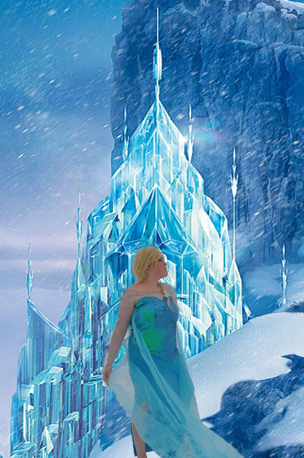 Frozen Elsa S Ice Castle,The Ag Minis Of Snickerdoodle Street Diy Frozen Ic...