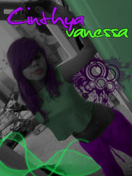 Cinthya purple and green