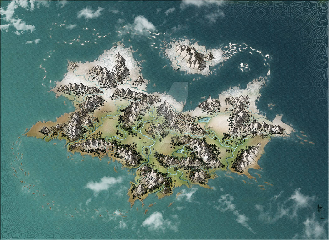 Fantasy Map Sketch 1 by jmelisio on DeviantArt