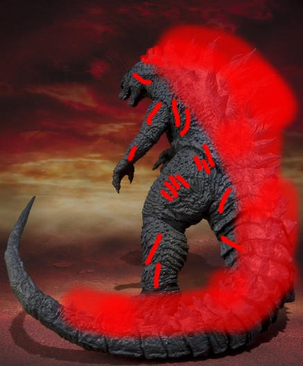 Red Rage Godzilla Godzilla Red Energy by chbdhbrjb on DeviantArt