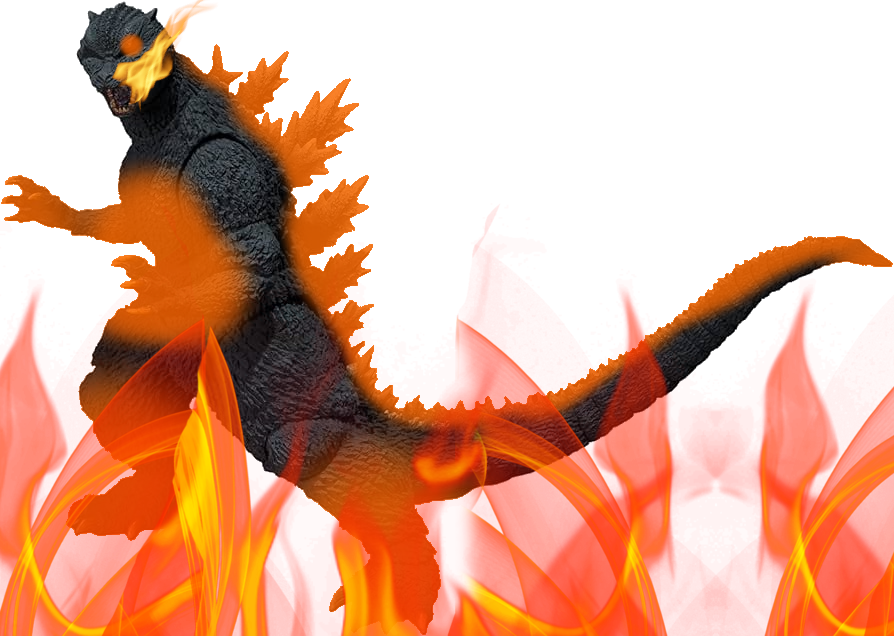 Godzilla Firework Fire Godzilla 2004 by chbdhbrjb on DeviantArt
