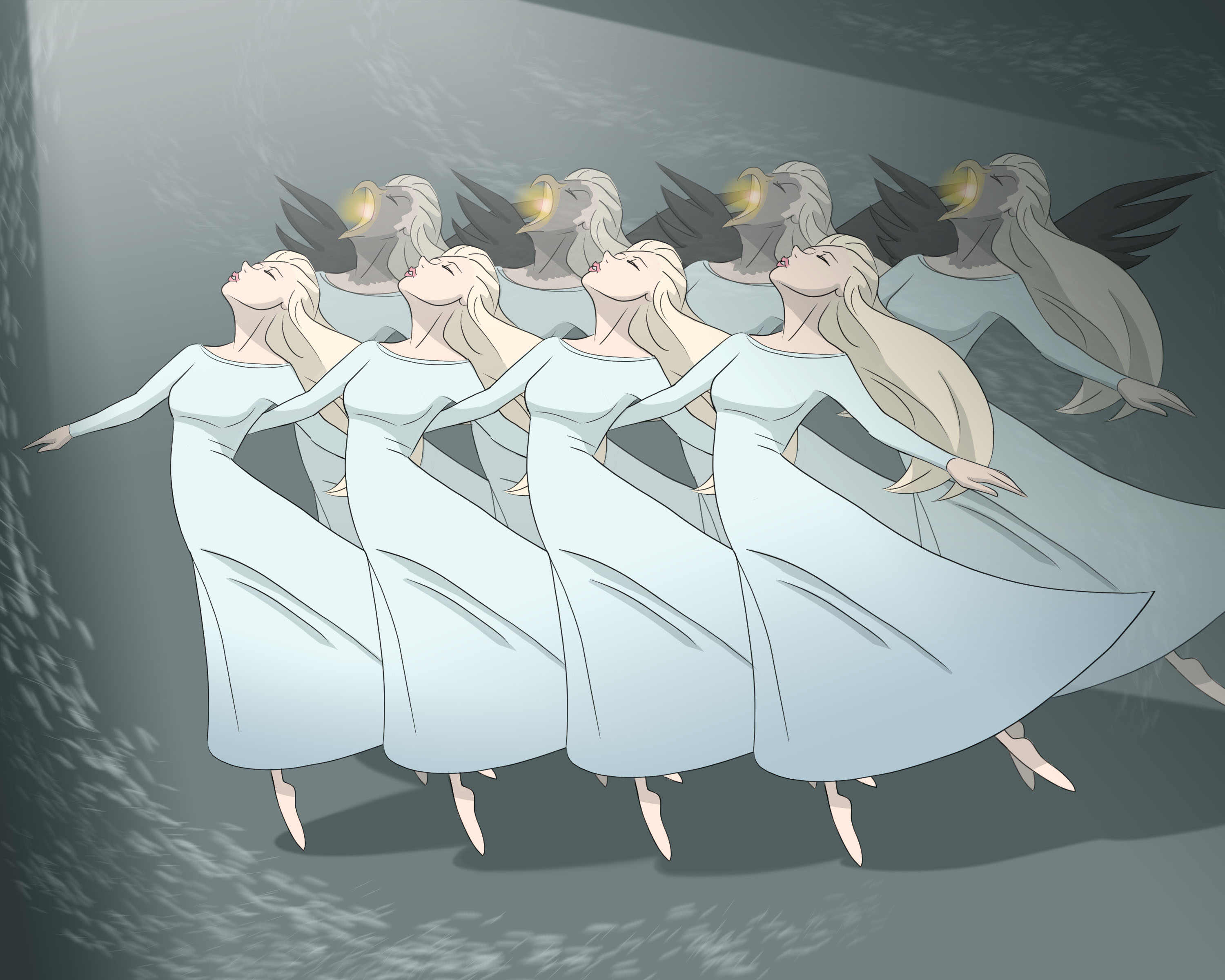 8 Veelas Dancing By The Shizzbot On Deviantart