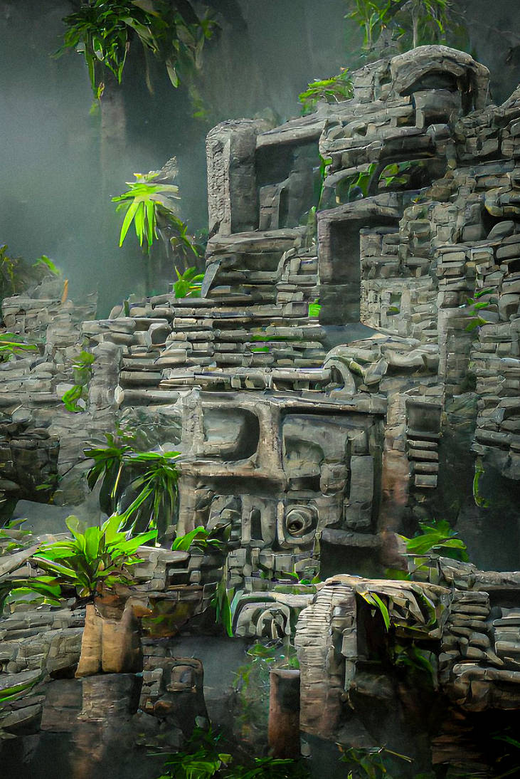Deviantart Aztec Ritual Aztec Temple Ruins by Serendigity-Art on DeviantArt