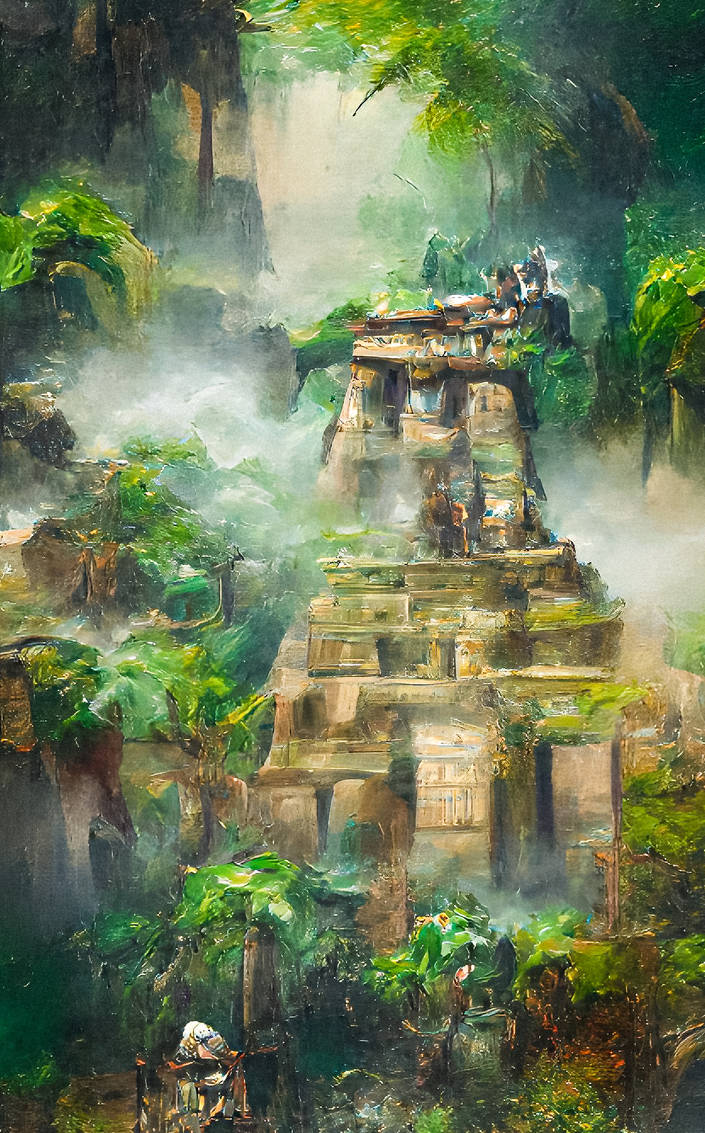 Deviantart Aztec Ritual Aztec Temple Ruins by Serendigity-Art on DeviantArt