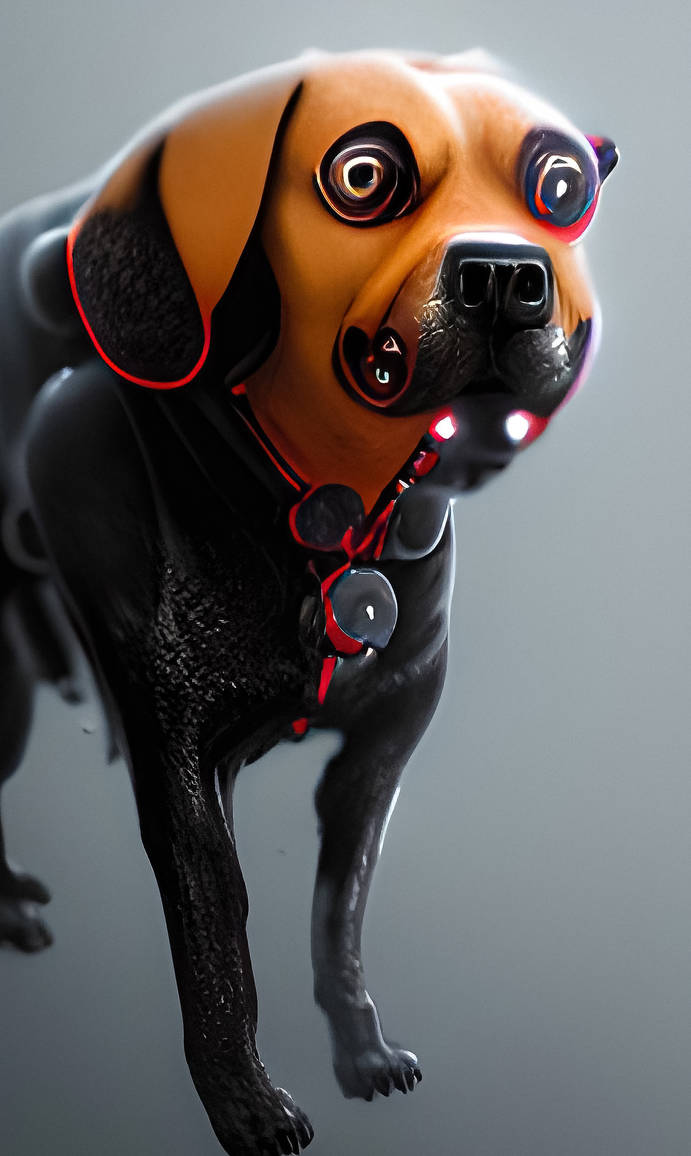Cyborg Rottweiler Cyborg Dog by Serendigity-Art on DeviantArt