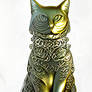 Ornamental Metal Cat Artwork