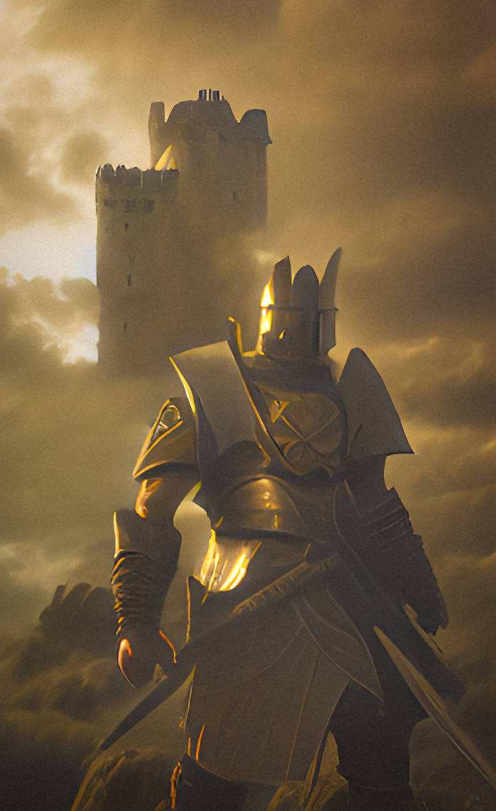 Lessing Knight Castle Knight and Castle by Serendigity-Art on DeviantArt