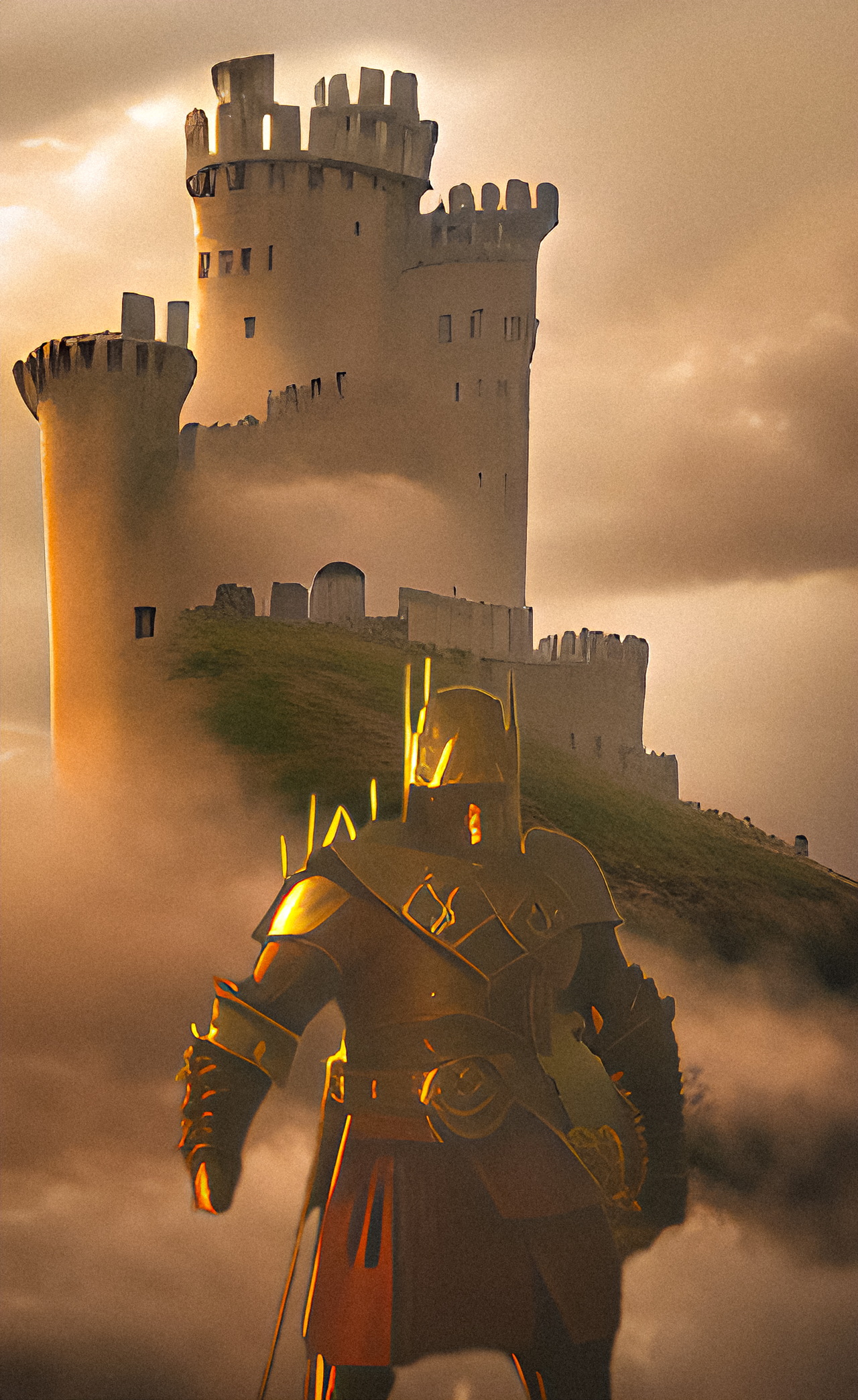 Lessing Knight Castle Knight and Castle by Serendigity-Art on DeviantArt